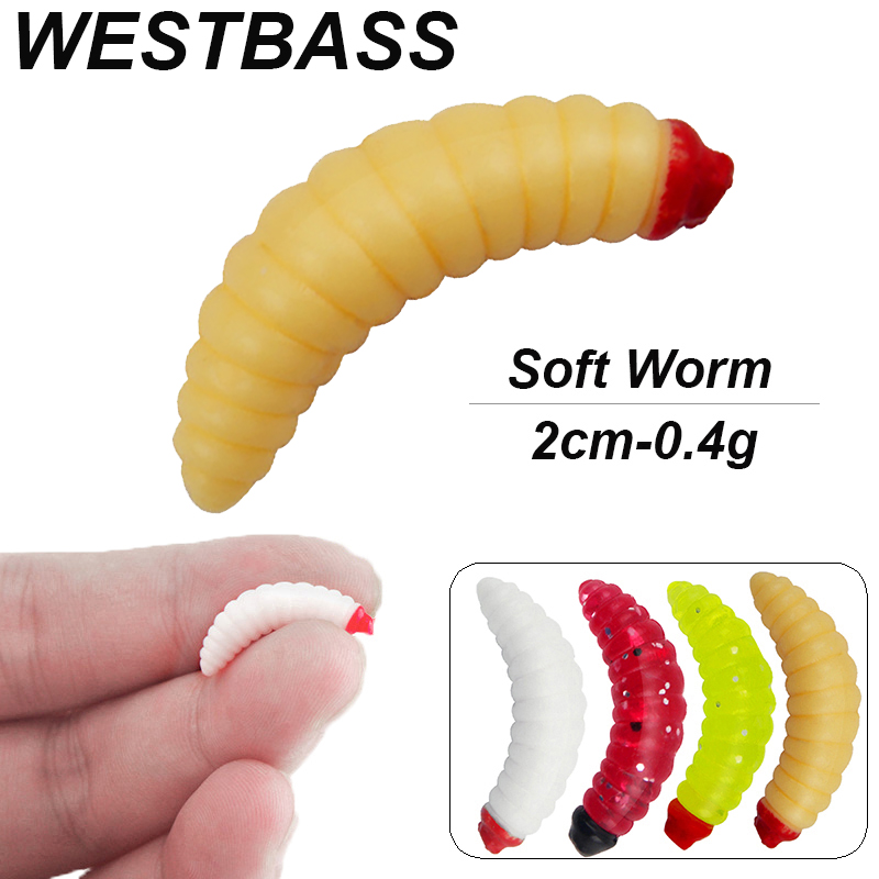 Fishing Lure Swimbait - WESTBASS 20/50 Con Mềm Ấu Trùng