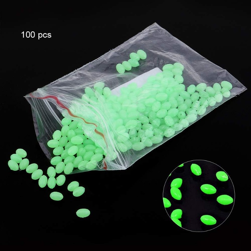 100pcs/lot Oval Night Luminous - đánh giá và giá Fishing Lure Making Kit