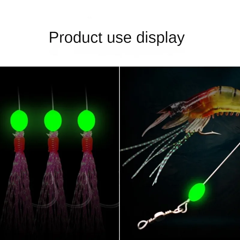 100pcs/lot Oval Night Luminous - đánh giá và giá Fishing Lure Making Kit
