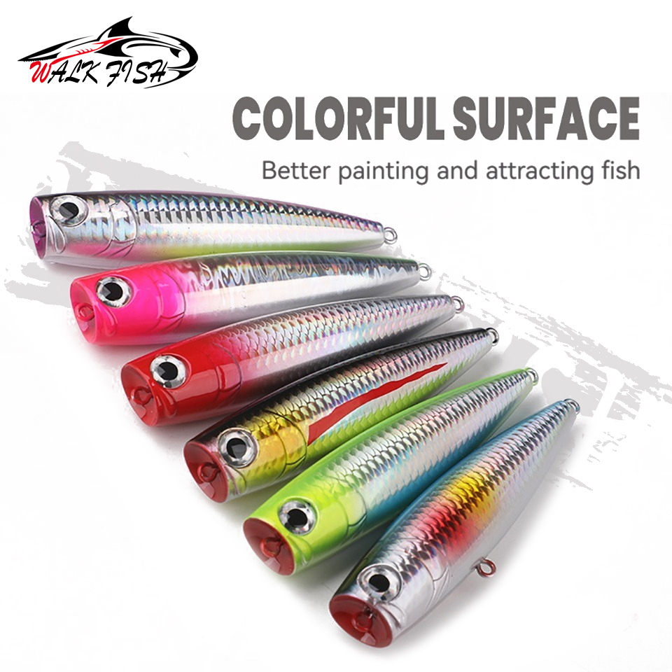 WALK FISH 1Pcs 110mm 25g Float - đánh giá và giá Fishing Lure Popper