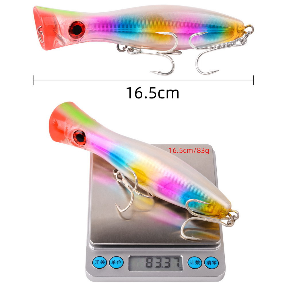 1pc 43g/83g Big Popper Floatin - đánh giá và giá Fishing Lure Popper