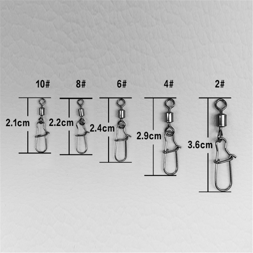 FISHINAPOT 30 Cái/lốc 2 #-10 # - đánh giá và giá Fishing Lure Spinner