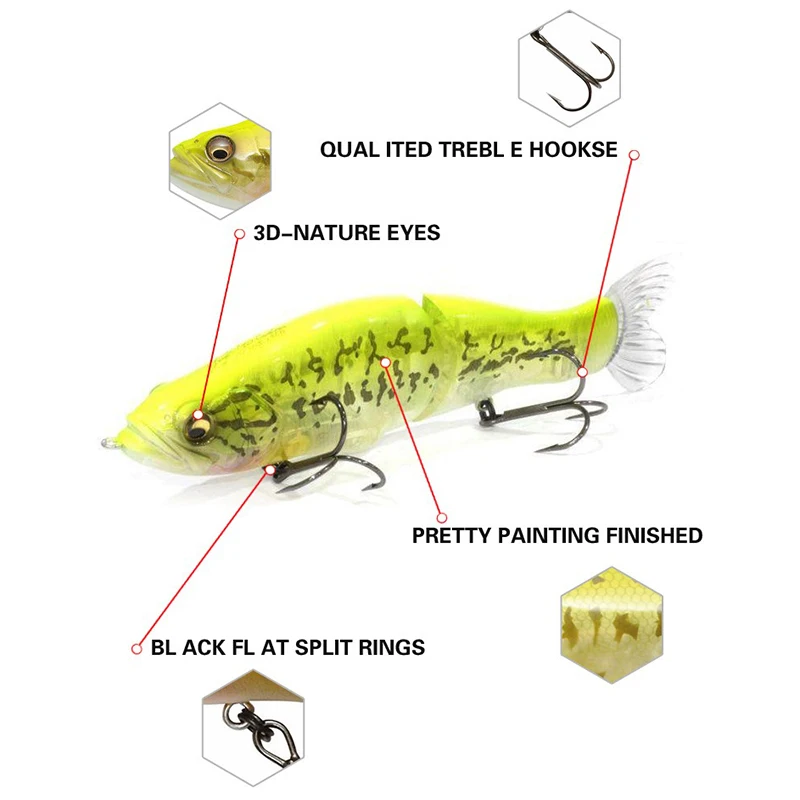 Swimbait Fishing Lure 135mm 31 - đánh giá và giá Fishing Lure Popper