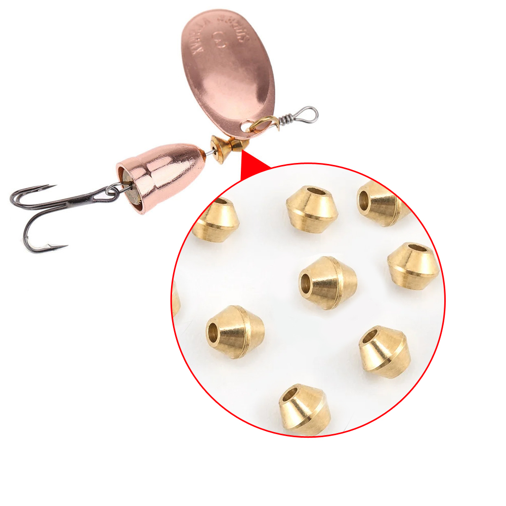40pcs DIY Lure Brass Fishing B - đánh giá và giá Fishing Lure Spinner