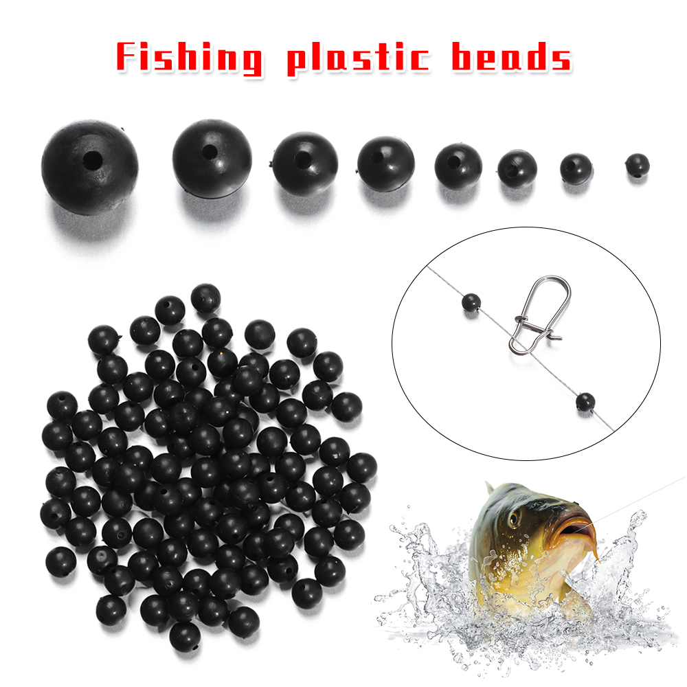 100pcs/lot Fishing Beads Space - đánh giá và giá Fishing Lure Accessories