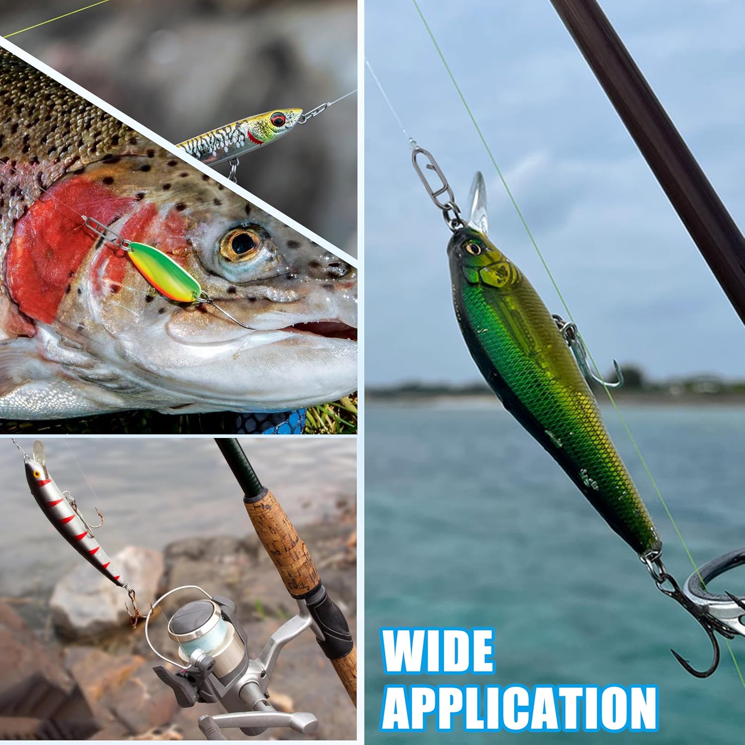 9KM Fishing Snap Kit 110pcs Po - đánh giá và giá Fishing Lure Making Kit