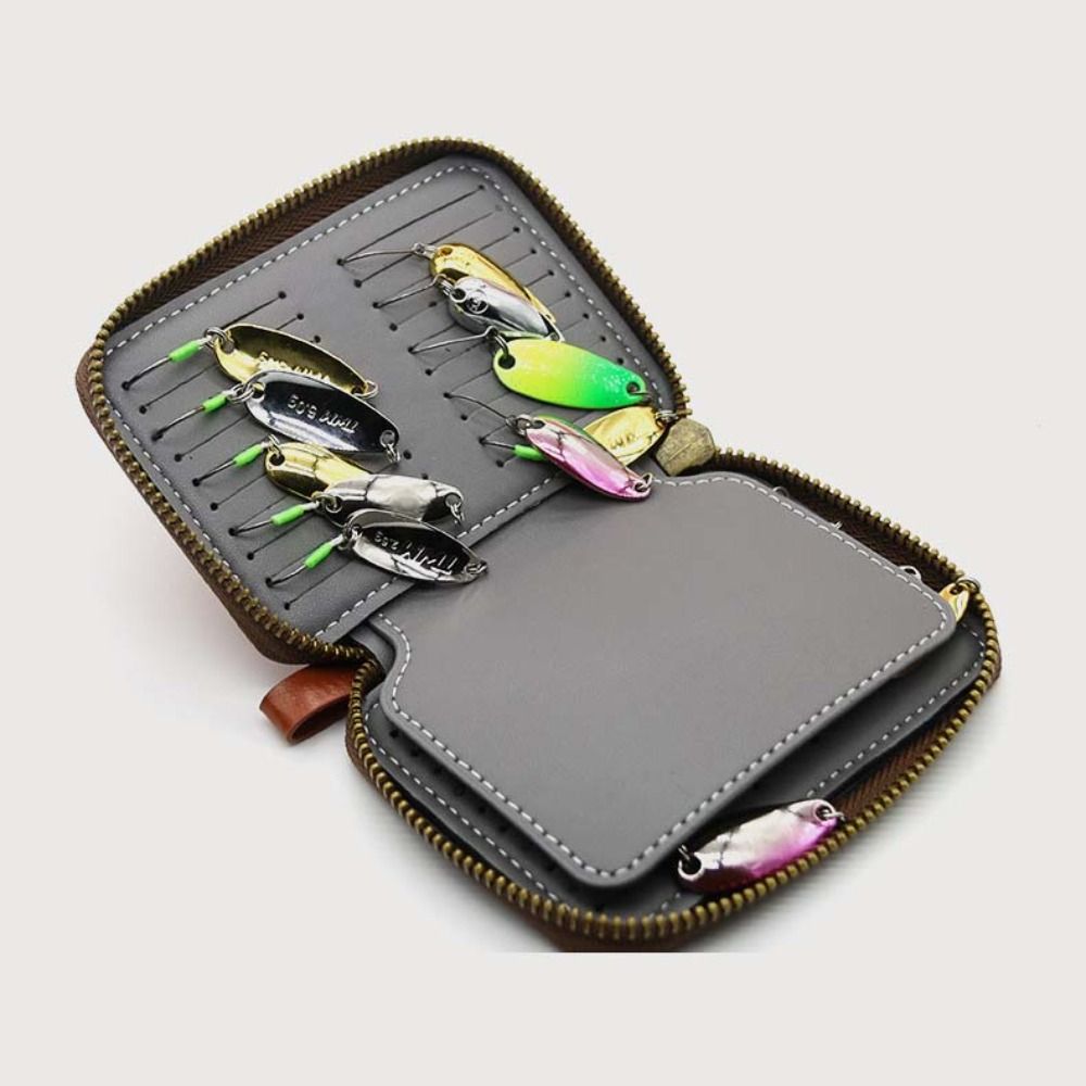 PU Leather Lure Wallet Bag Car - đánh giá và giá Fishing Lure Spinner