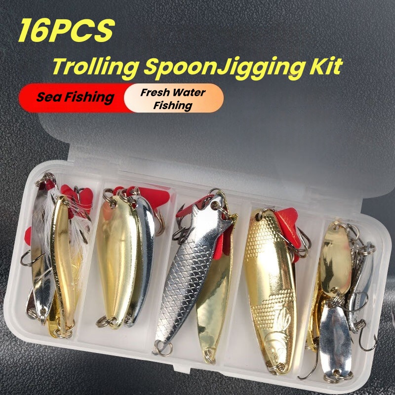 Fishing Lure Kit 16 Pcs Sets T - đánh giá và giá Fishing Lure Swimbait