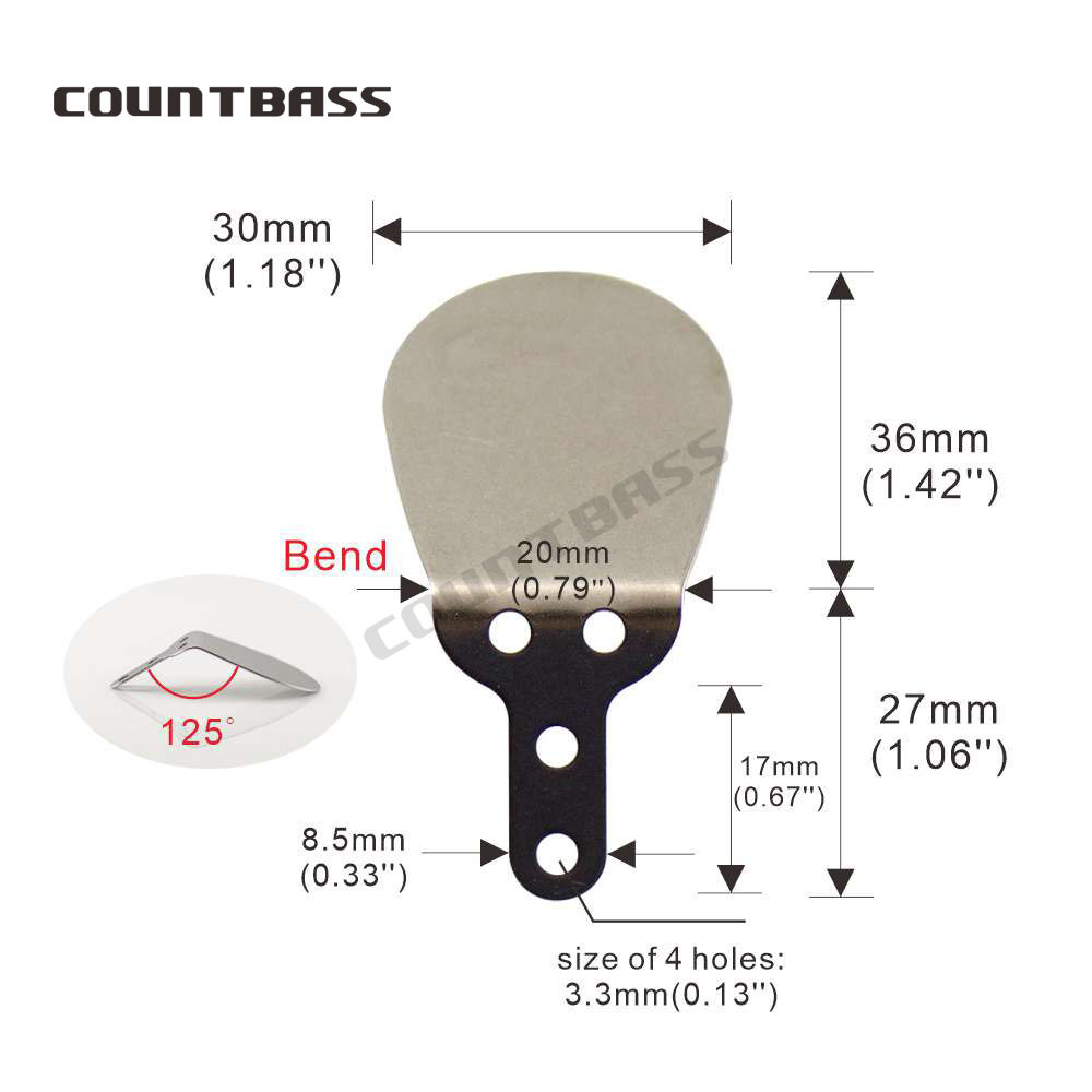 COUNTBASS 20Pcs Stainless Stee - đánh giá và giá Fishing Lure Topwater