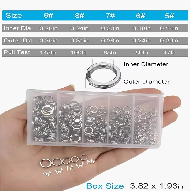 5 Size Stainless Steel Fishing - đánh giá và giá Fishing Lure Box