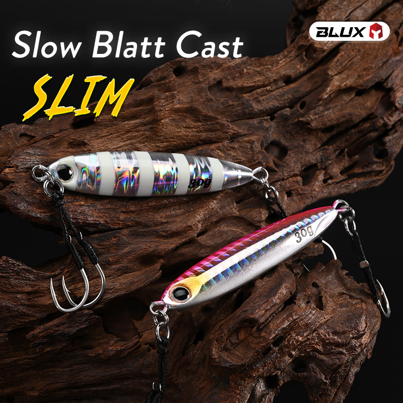 BLUX Slow Blatt Cast Slim Meta - đánh giá và giá Fishing Lure Spoon