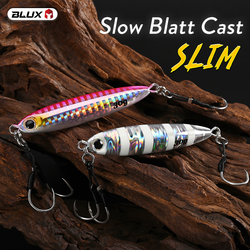 BLUX Slow Blatt Cast Slim Meta - đánh giá và giá Fishing Lure Spoon