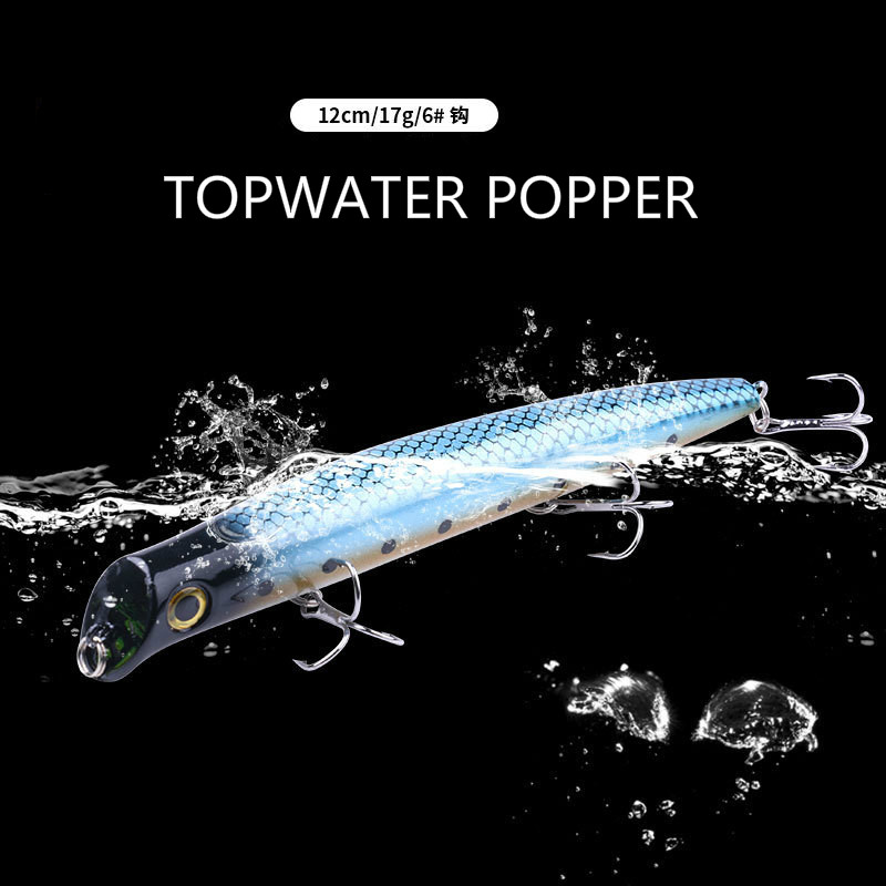 Mới Popper Mồi Câu Cá 2021 Wei - đánh giá và giá Fishing Lure Topwater